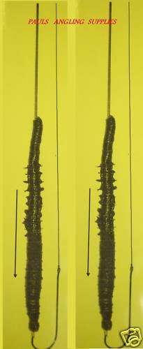 2 x Sea Fishing Baiting Needles for Strip , Worm , Rag  or Lug Bait up