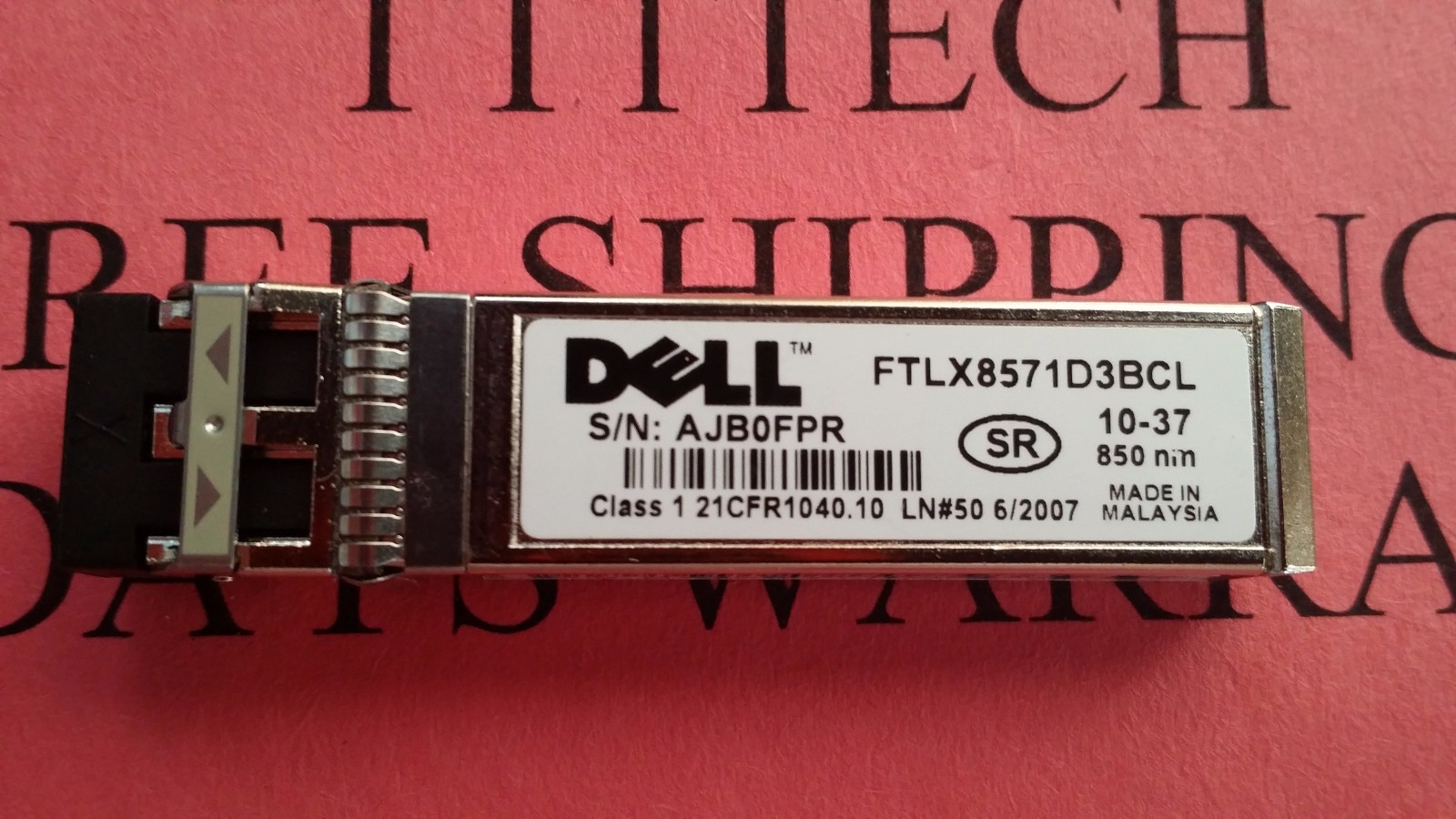 NEW Genuine Dell 0N743D N743D 10GB SFP+ 850nm FTLX8571D3BCL Transceiver 150pcs