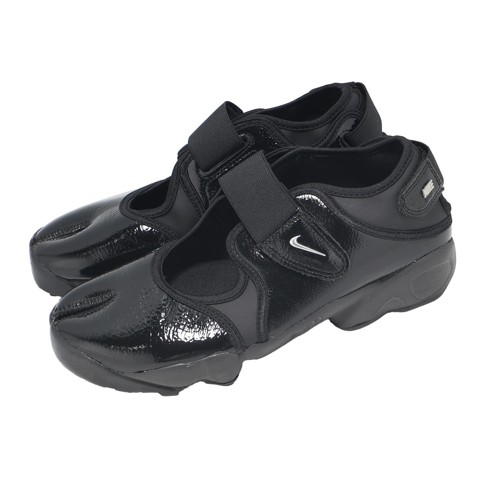 Nike Wmns Air Rift Black Silver Women Strap Casual Lifestyle Shoes IB8954-001