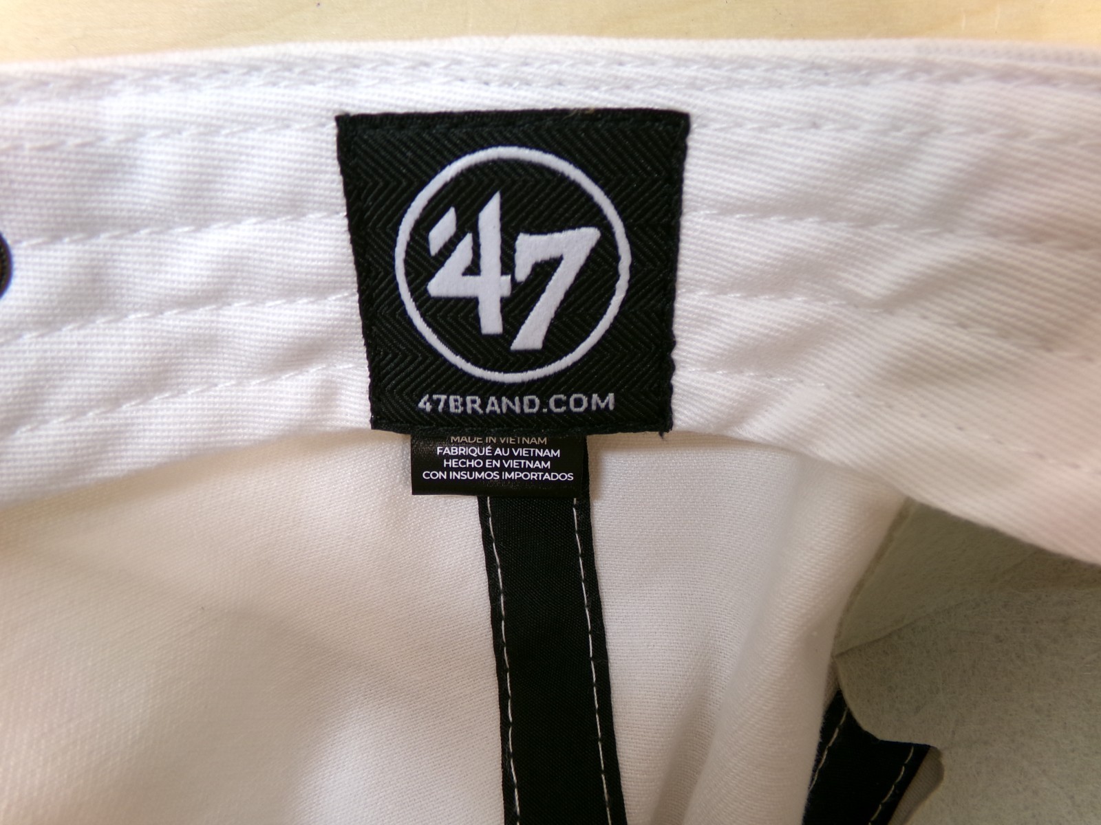 '47 Brand Cap Hat White Phils Golf Lessons Adjustable Strap Phil Carbone New