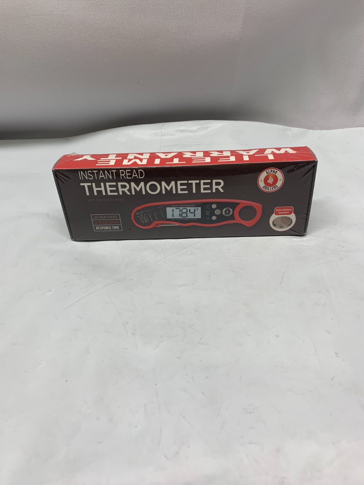 Alpha Grillers Instant Read Meat Thermometer for Grill and Cooking*New