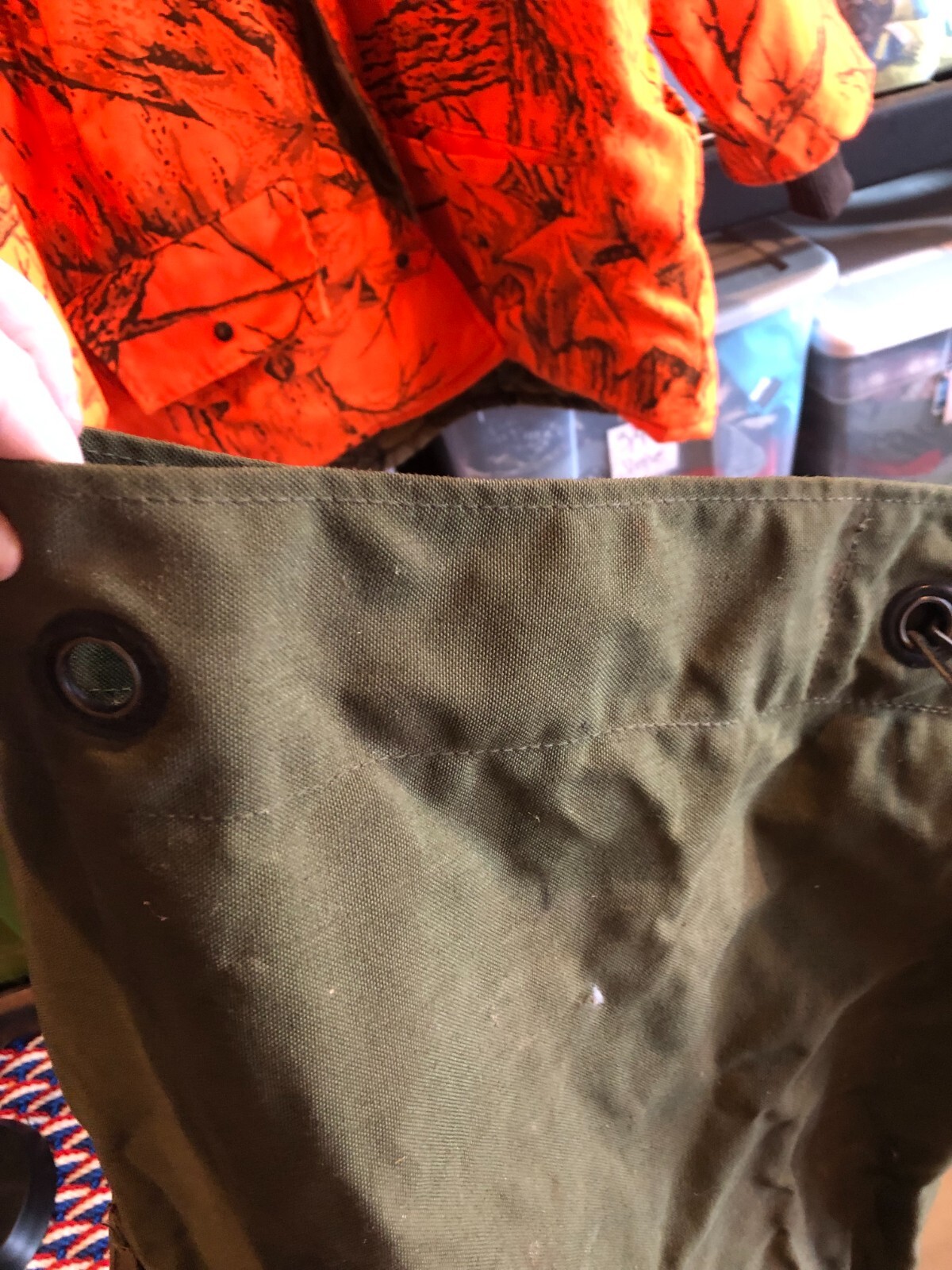 LARGE Green Military Duffle Bag - Approx 36" #PH1