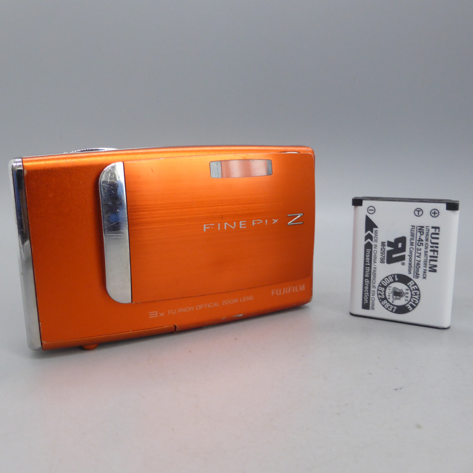 Fujifilm Digital Camera FinePix Z10fd 7.2MP Orange Tested
