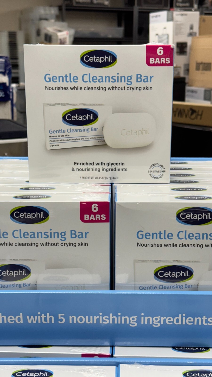 Cetaphil Gentle Cleansing Bar - 4.5oz (6 Pack)