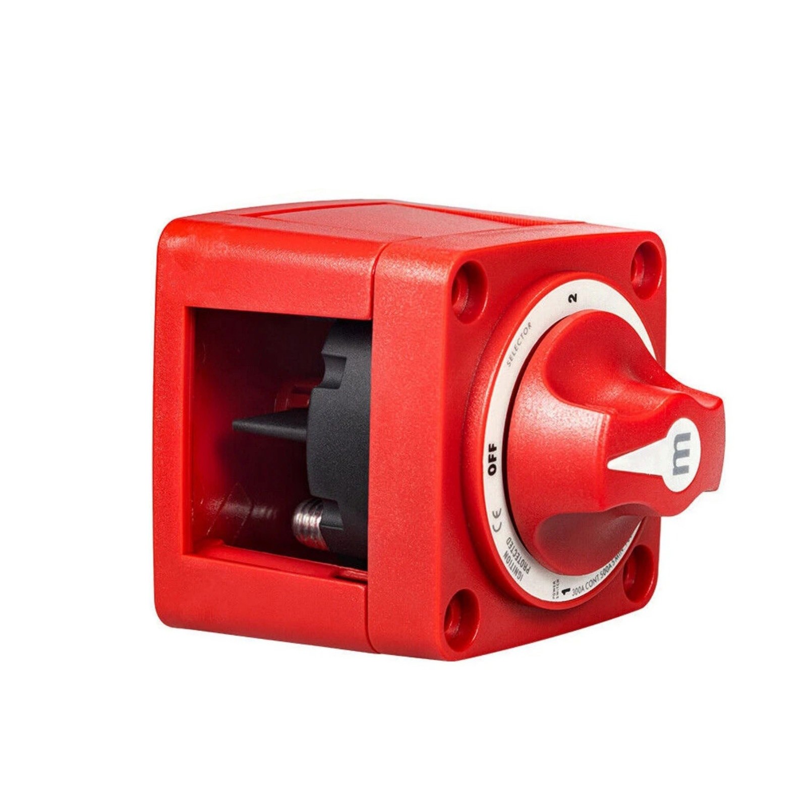 300A Battery Master Disconnect Switch 4 Position 1-2-Both-Off for Marine Use