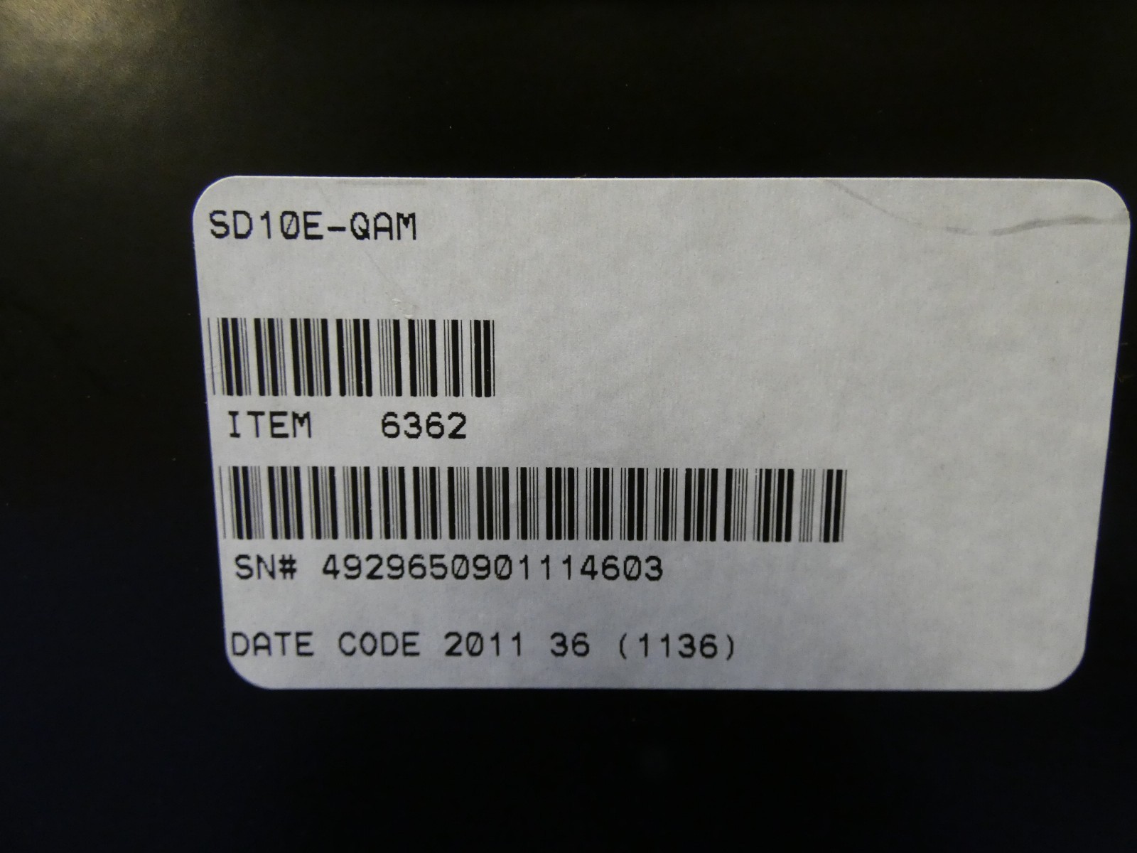 Blonder Tongue SD10E-QAM Multi-SD Encoder QAM (QAM Working)