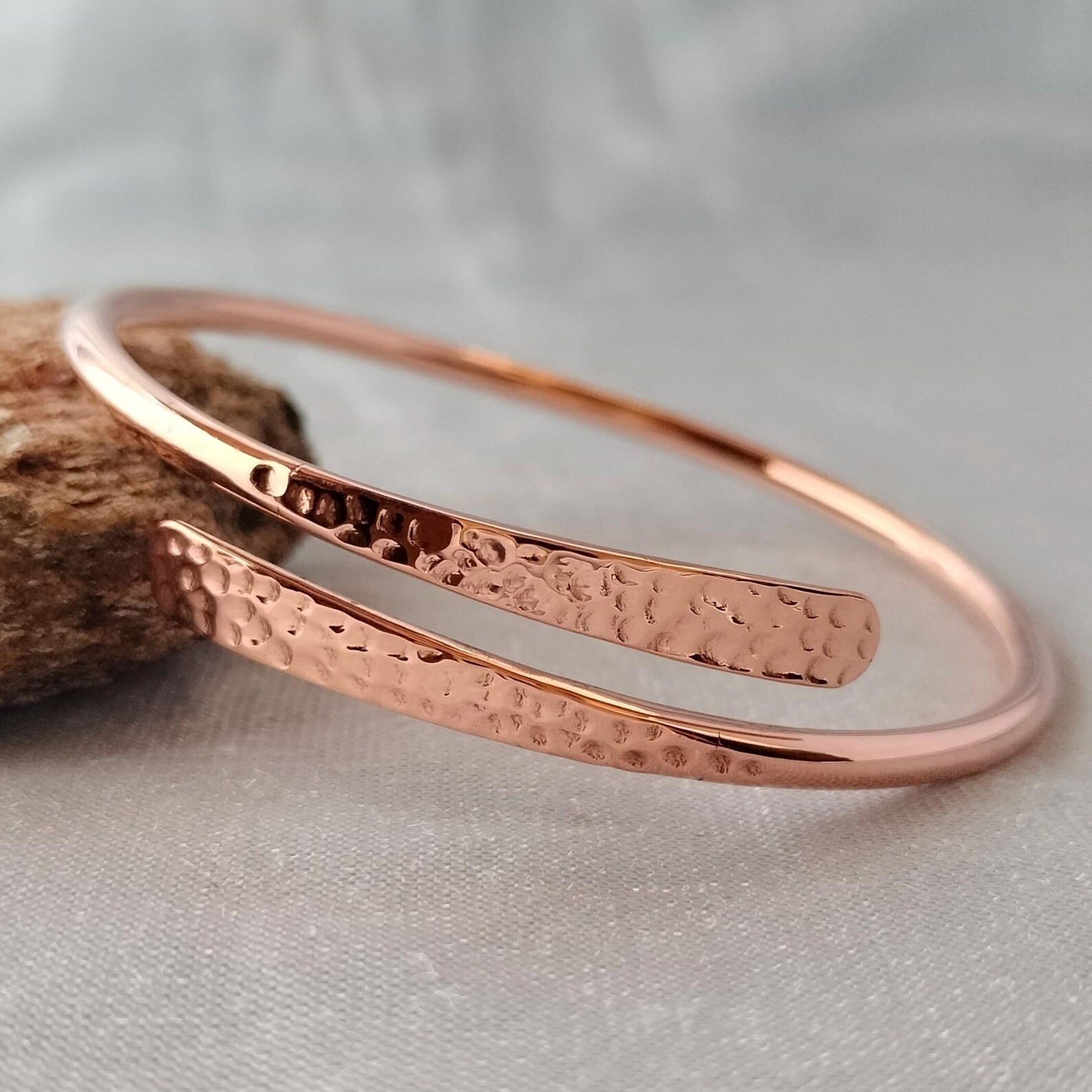 1 Pc Pure Copper Bracelet Bangle, Healing Bangles, Unisex, Dainty Openable