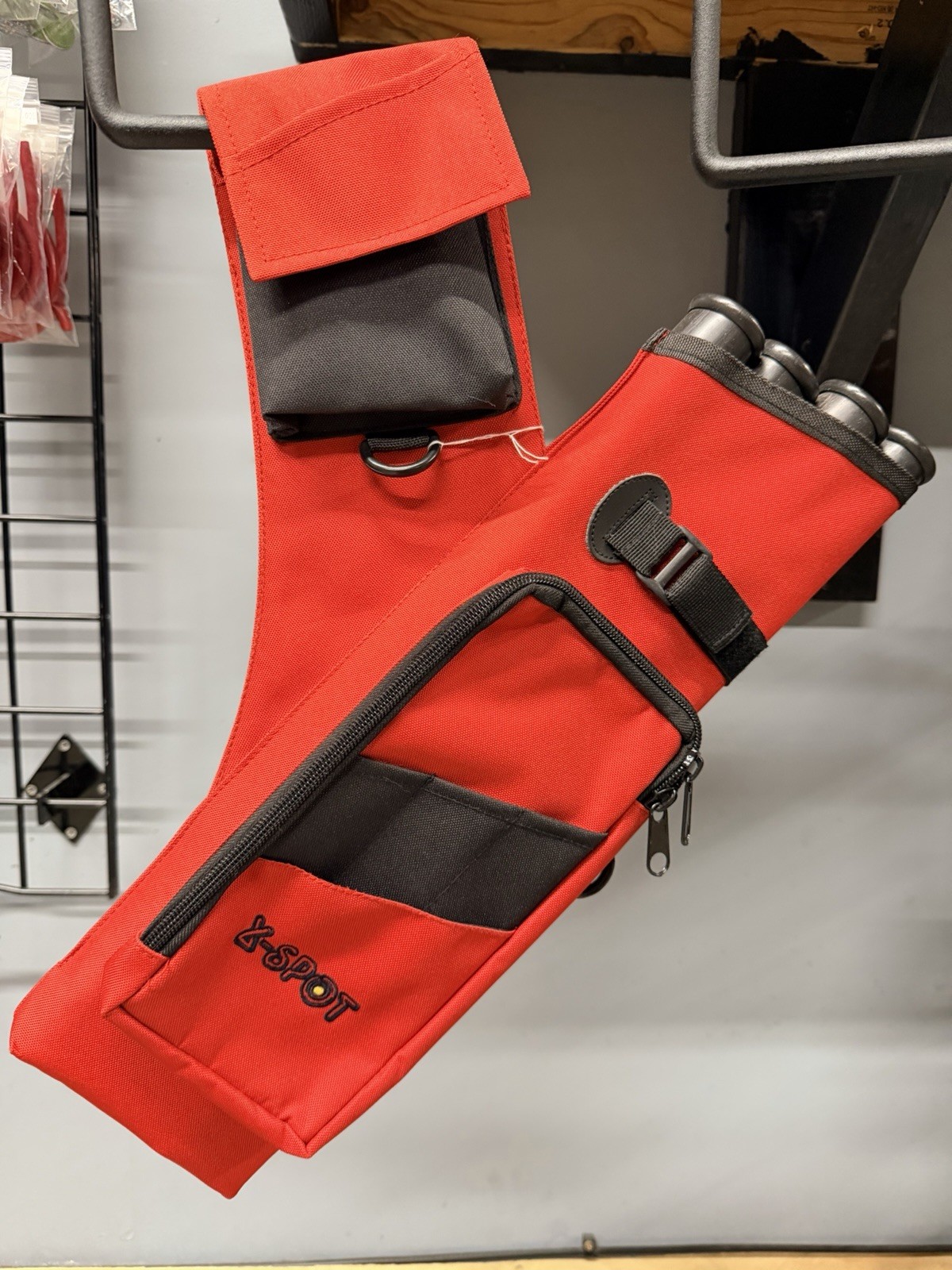 X-spot Arrow Tube Quiver - Red - New Archery Equipment