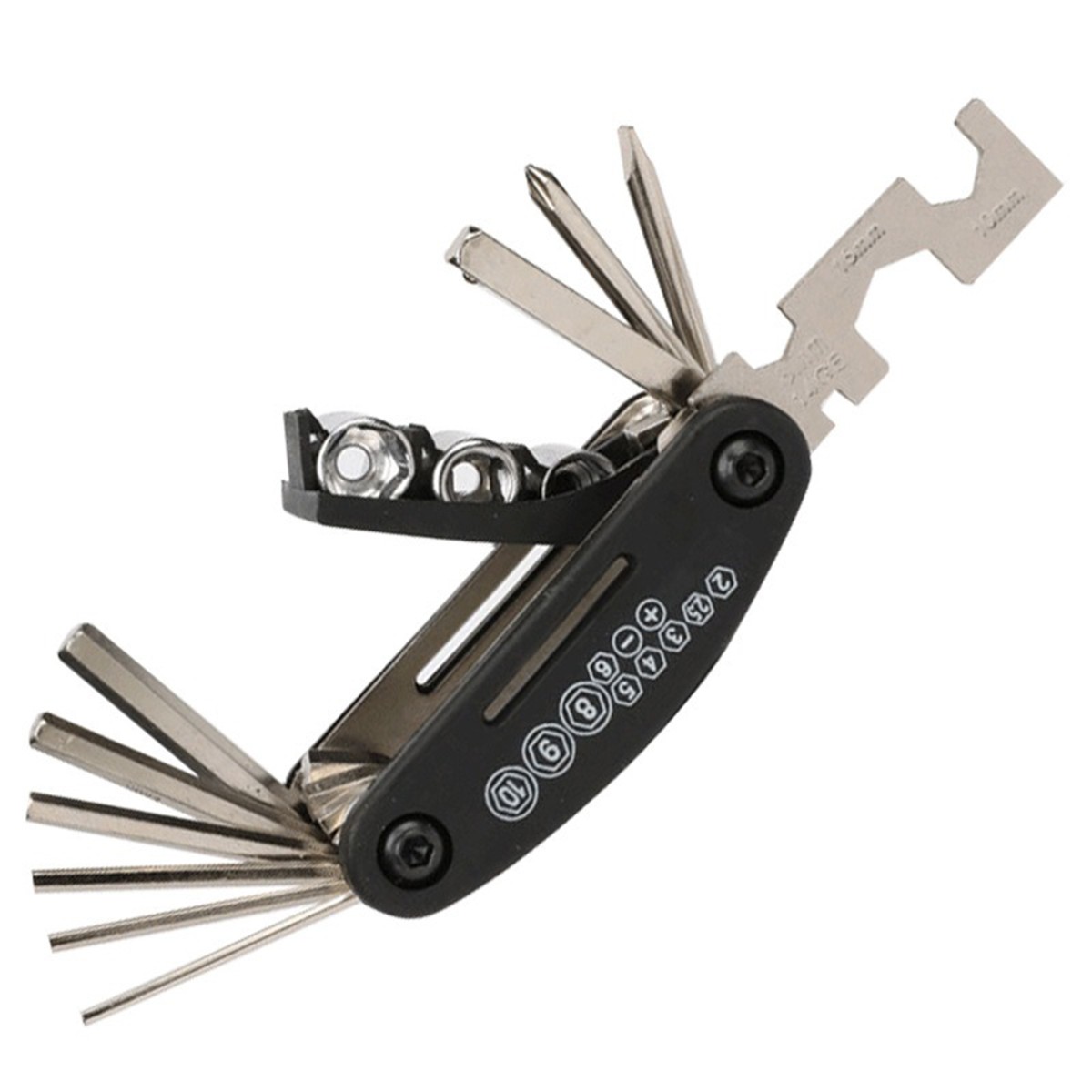 Bicycle Multitool Portable Foldable Hex Key Wrench 16 in 1 Bike Tool Repair Kit