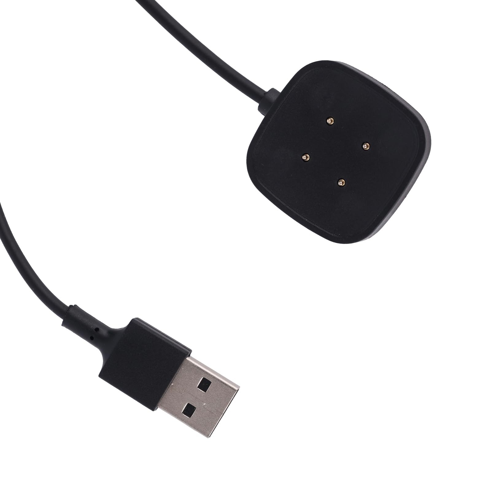 BTFO Fast Wall Charger Kit for Versa 4 & 3, USB Charging Cable 106cm, black