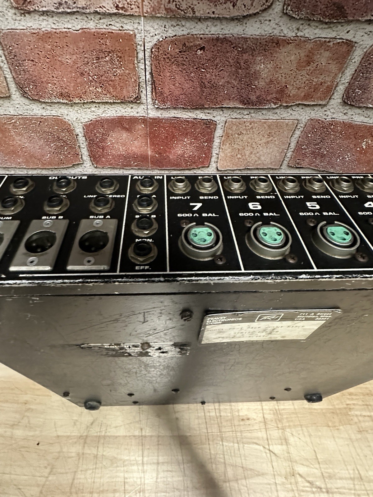 peavey mixer mr7 (read)