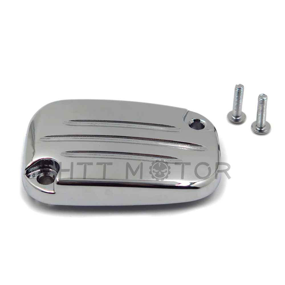 Chrome Front Brake Fluid Reservoir Cap For Harley 08-later Touring/09-13 Trike