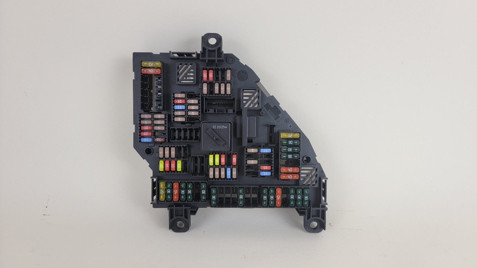 11-13 BMW F10 550 4.4 Trunk Power Distribution Fuse Box 921085702 With Fuses OEM