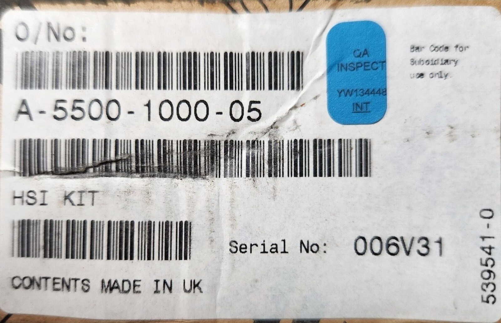 New Old Stock - HSI Interface as Compared to Renishaw® PN# A-5500-1000-05