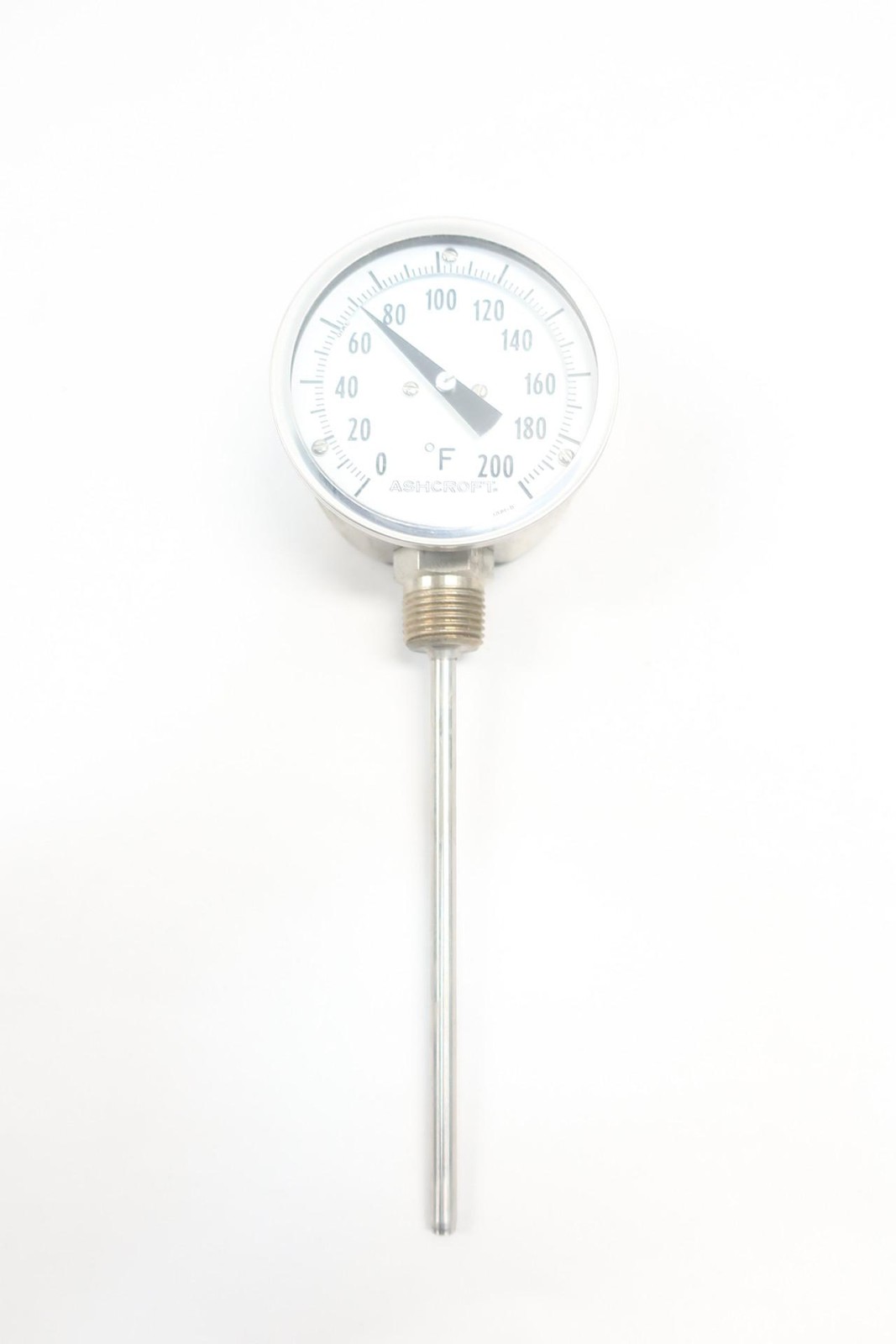 Ashcroft 30 EI60L 060 0/200 Bimetal Thermometer 3in 1/2in 6in 0-200f