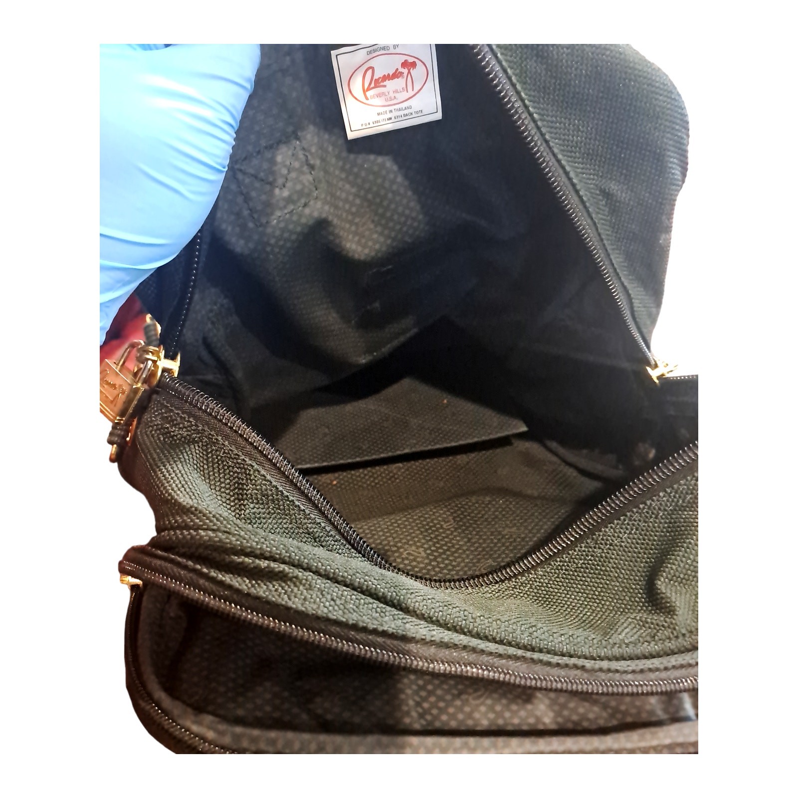 Ricardo Beverly Hills Black Backpack Tiburon