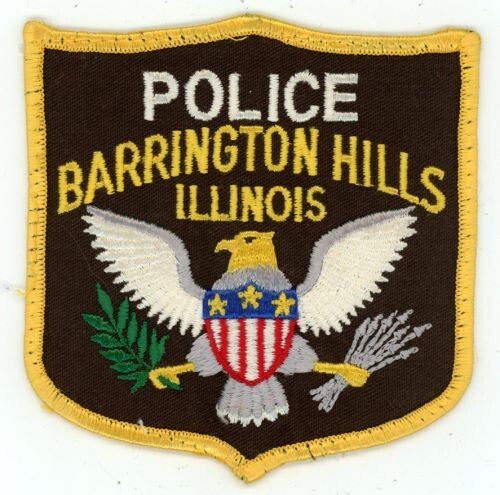 ILLINOIS IL BARRINGTON HILLS POLICE NICE SHOULDER PATCH SHERIFF