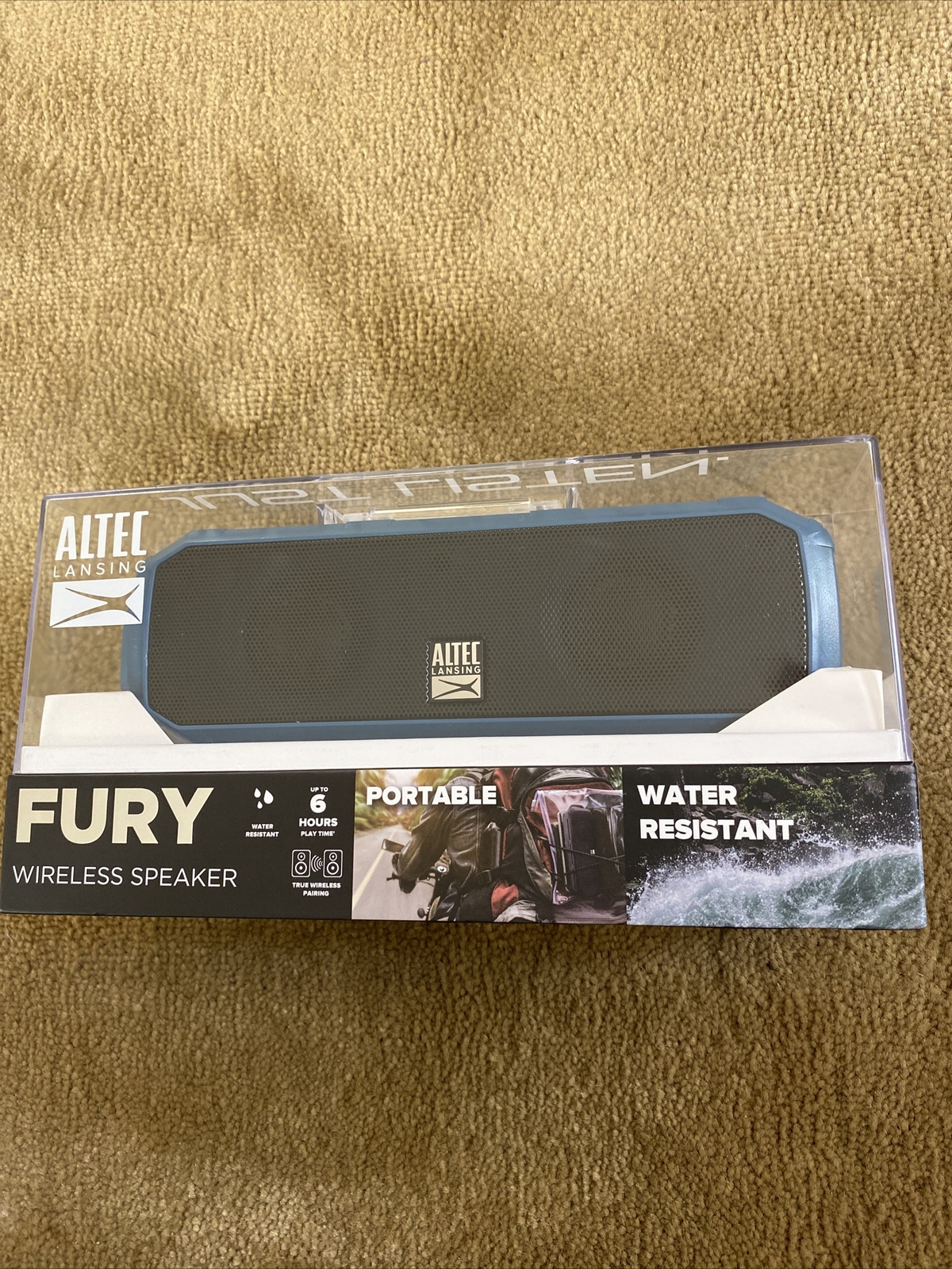 Sealed Altec FURY wireless speaker  portable water resistant Free Shipping