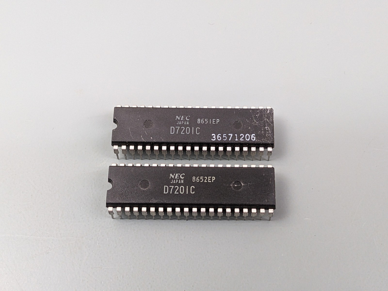 (2) NEC D7201C Serial Communications ICs, Protocol Controller