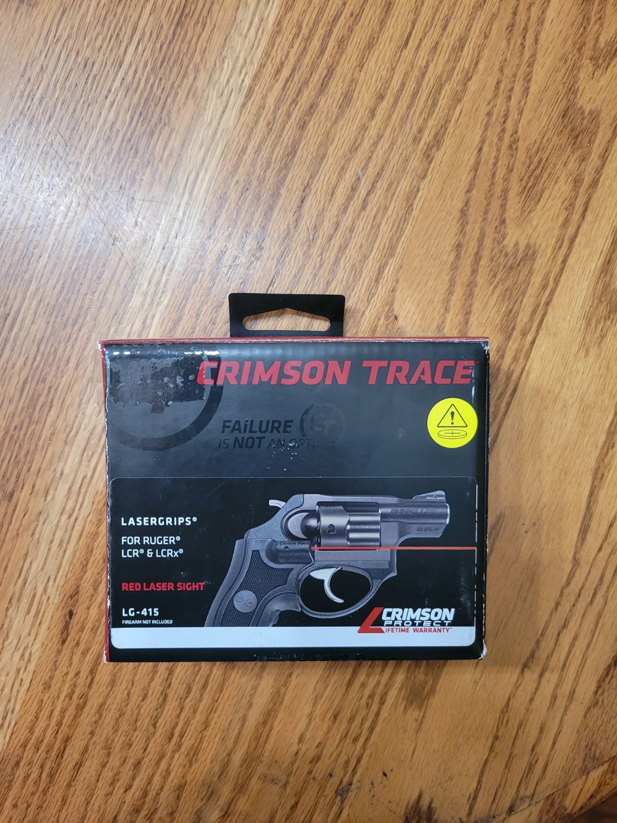 Crimson Trace Red Laser Grips for Ruger LCR & LCRX Revolvers #LG-415