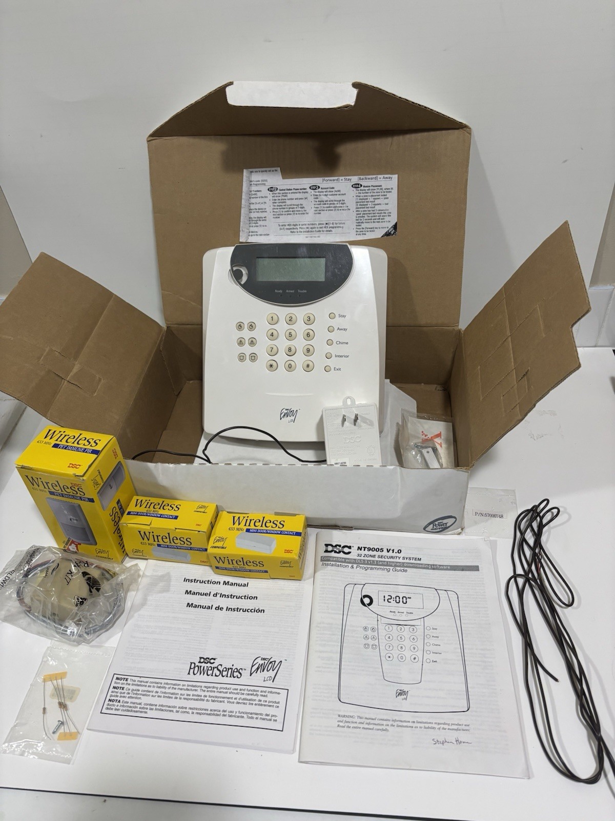 DSC NT9005 V1.0 Security Alarm Panel