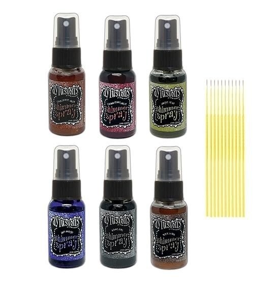 Ranger Tim Holtz 2024 Dylusions Shimmer Sprays - Chocolate Drop, Cranberry...