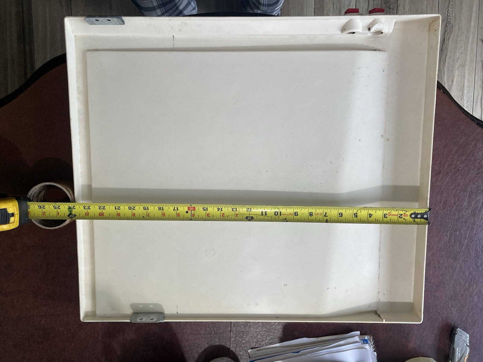 Central AC Horizontal Evaporator Coil Water Drain Pan 20 5/8”D/24”W/1 3/4”H