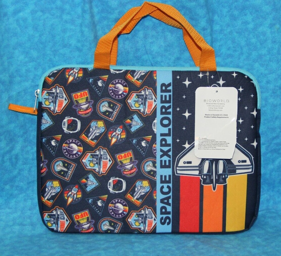 Bioworld Neoprene Padded Utility Case / Bag / Tech Bag ~  Space Explorer