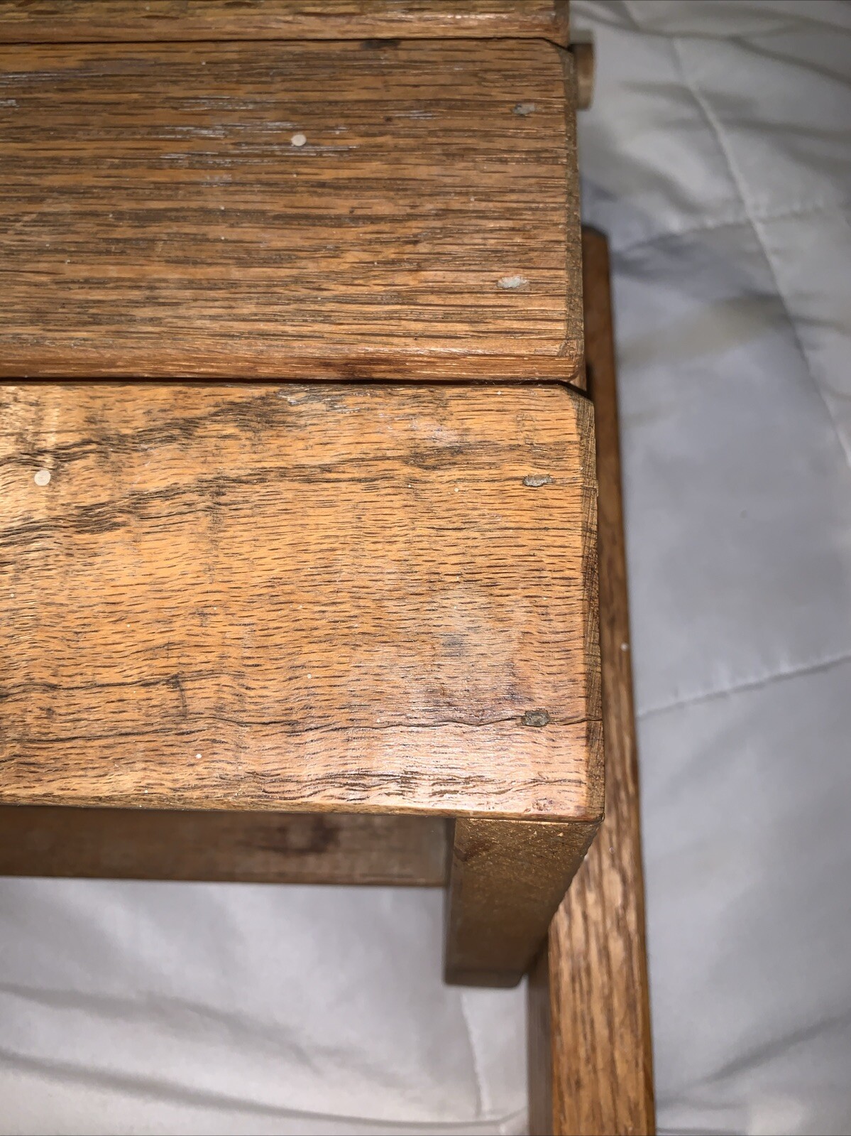 Foot Stool Bathroom Kitchen Step Stool Seat Bench Childrens Vintage.
