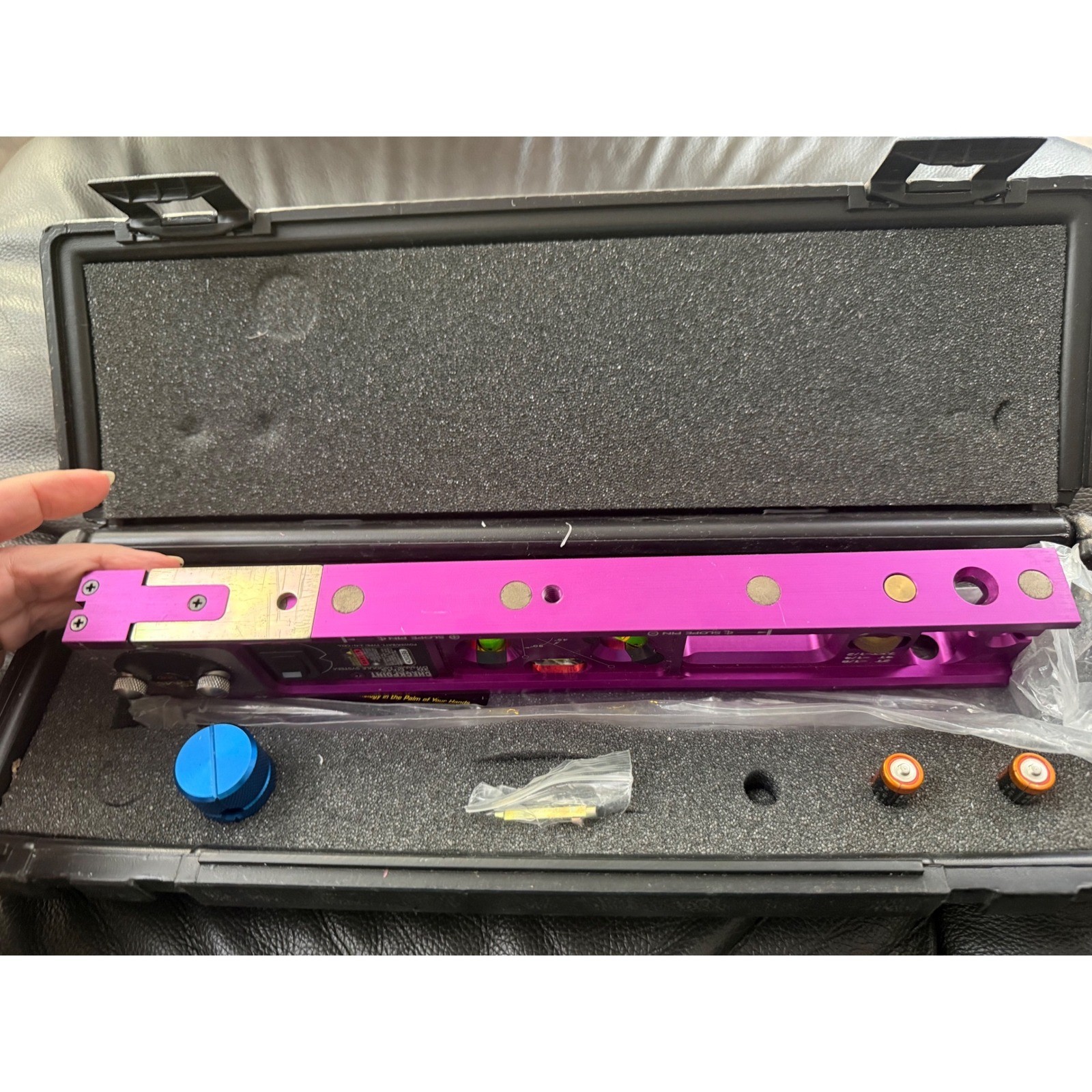 Checkpoint 3D-DMS Dynamic Module System Laser Level Purple Anodized Aluminum USA
