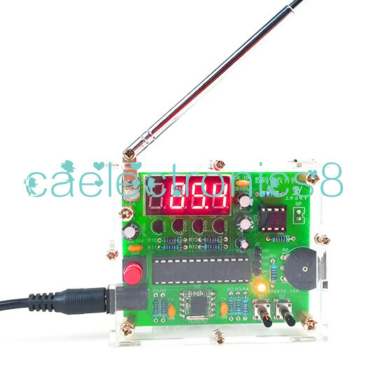 DIY DC4.5-5.5V 87.5-108MHZ Digital Tube Display FM Digital Radio Electronic