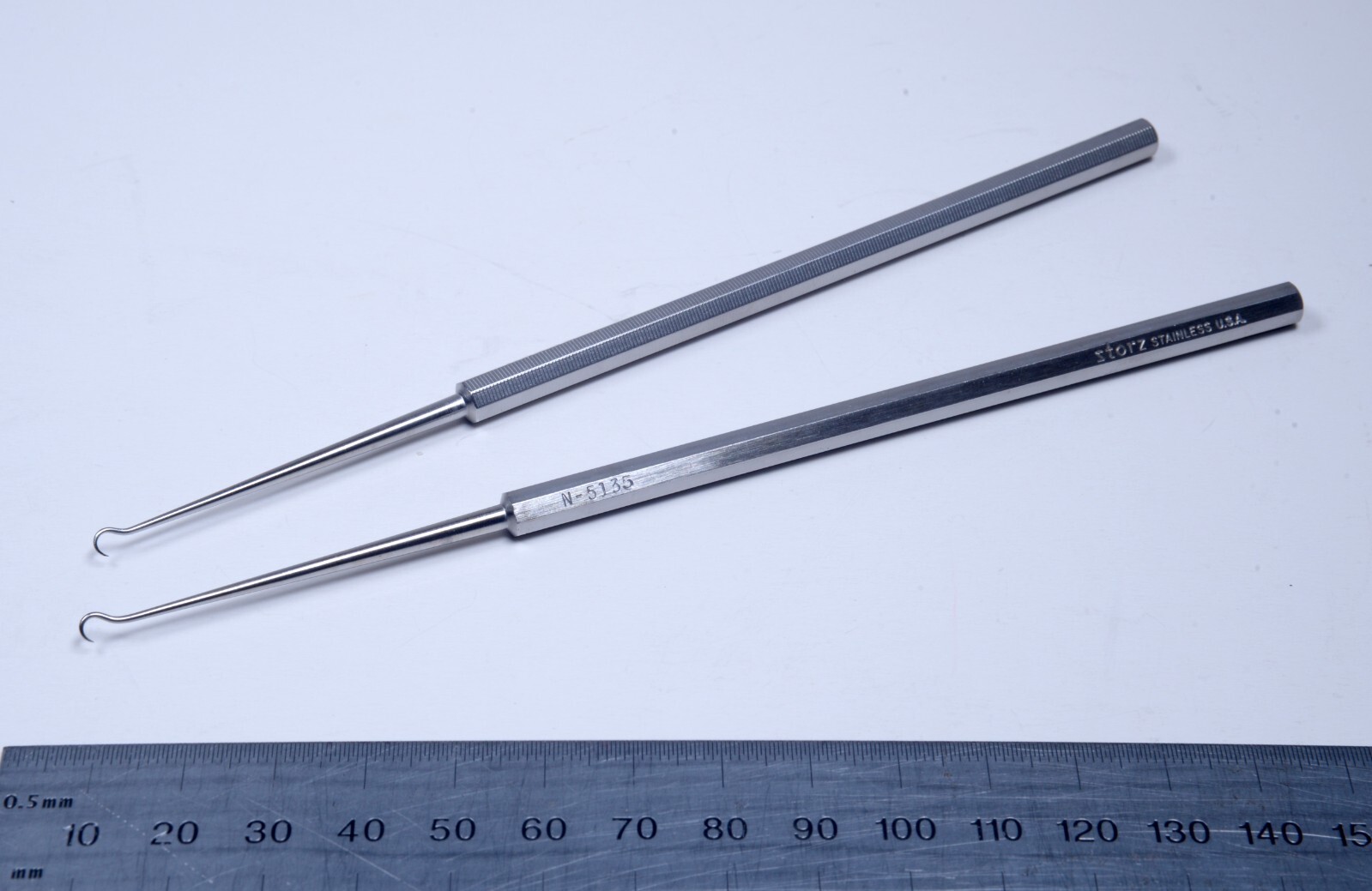 2x Storz #N5135 Louisville Skin Hook 6¼" Stainless Steel Surgical