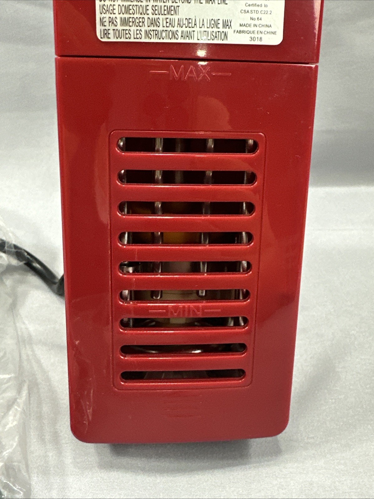 Wolfgang Puck Compact Clip ‎️‍‎️‍Sous Vide Precision Cooker Inversion Red