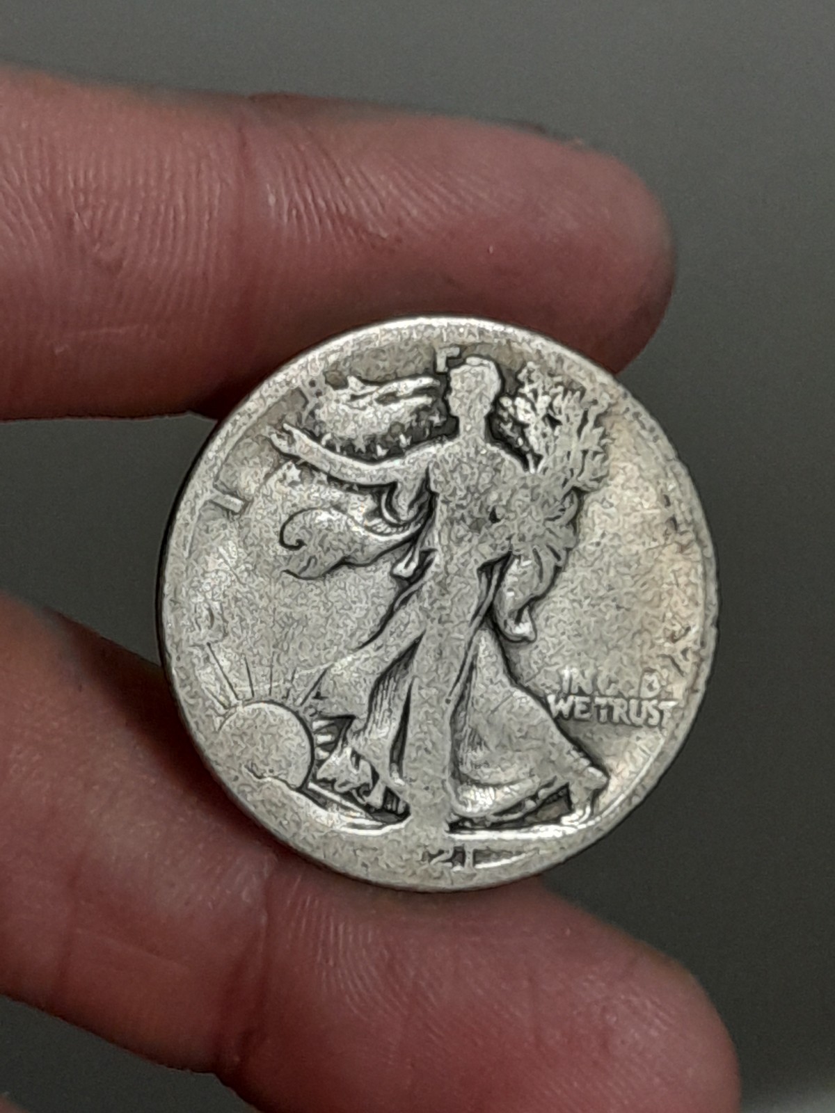 1921- S Walking Liberty Half Dollar