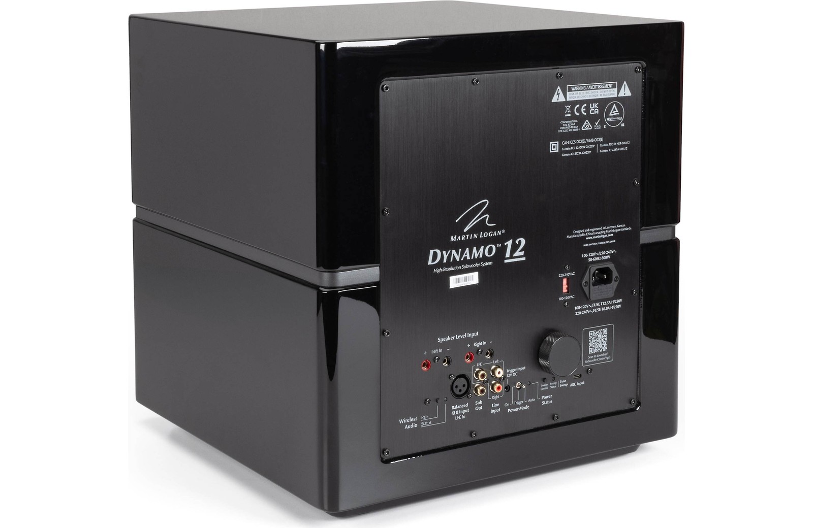 MartinLogan Dynamo 12 Powered Subwoofer w/ Wireless Receiver(open box new)
