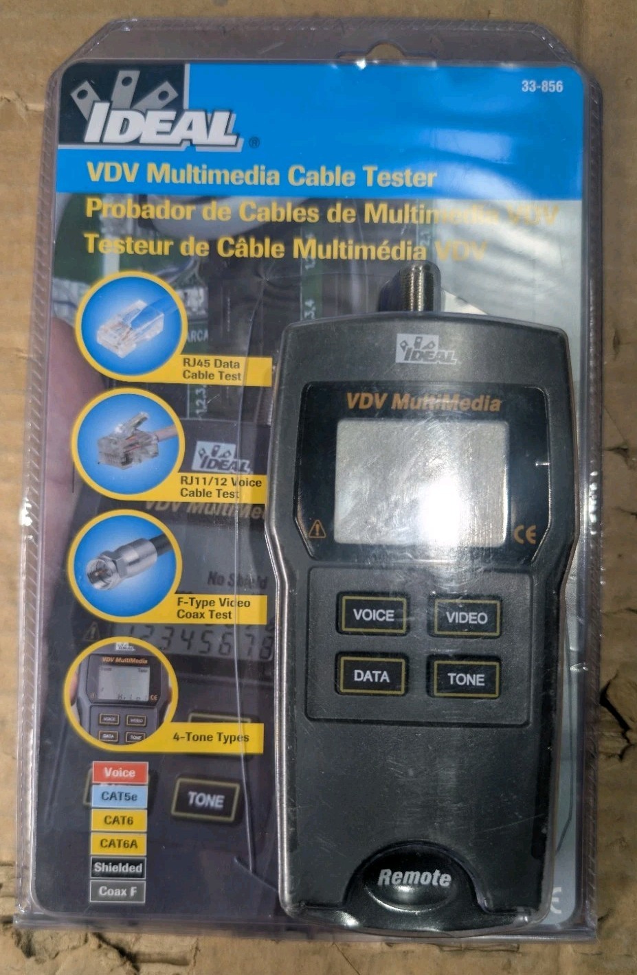 IDEAL 33-856 VDV Multimedia Cable Tester