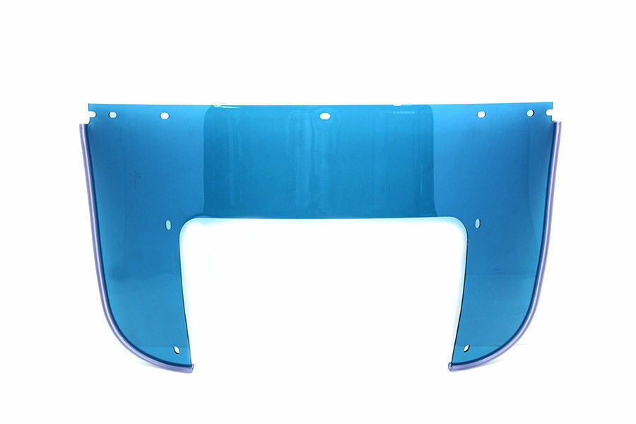 Beaded Lower Windshield Blue for Harley Davidson by V-Twin