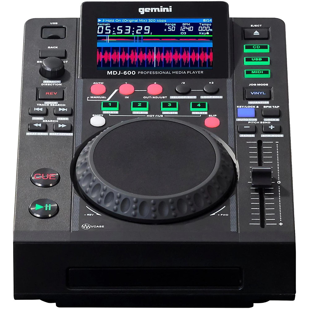 Gemini MDJ600 Professional DJ USB CD CDJ Media Player