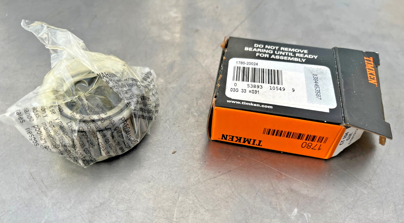 1780 Genuine TIMKEN BEARING CONE