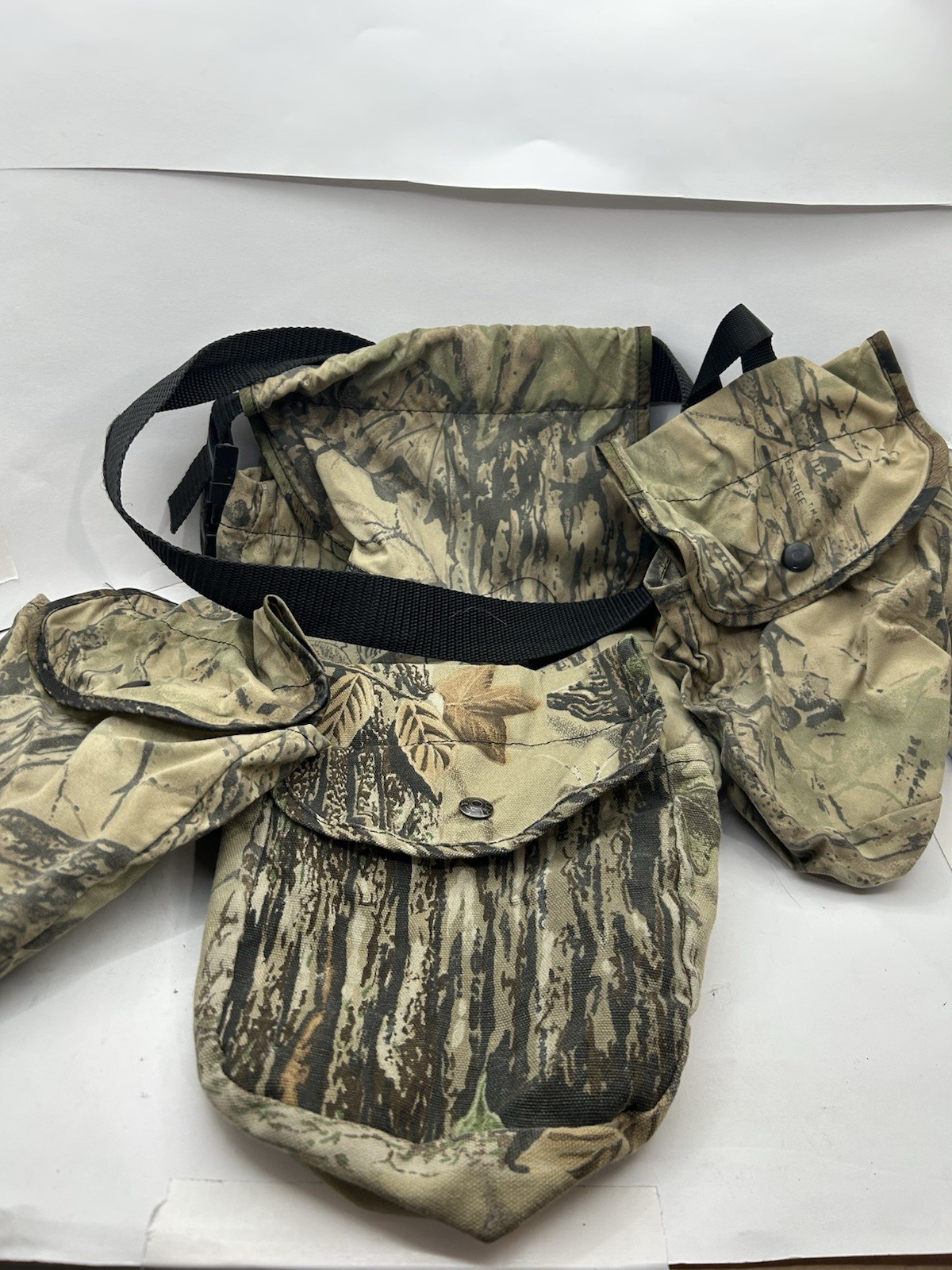 Vintage Turkey Fieldline Camo Realtree Ammo Belt Pouch Hunting Hiking Waist Hunt