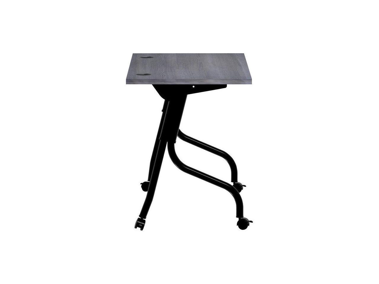 Lorell 59489 Charcoal Flip Top Training Table