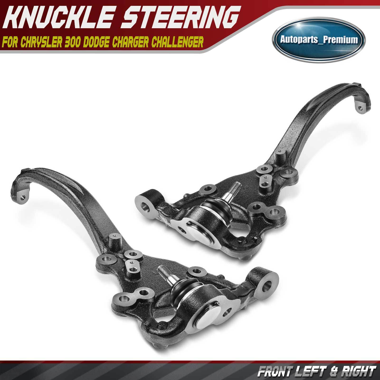 2Pcs Front Steering Knuckle for Dodge Challenger Charger Chrysler 300 2012-2023