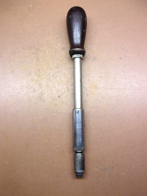 Vintage Greenlee No. 458 Industrial Spiral Screwdriver 12 1/2" - 17 1/2" Long