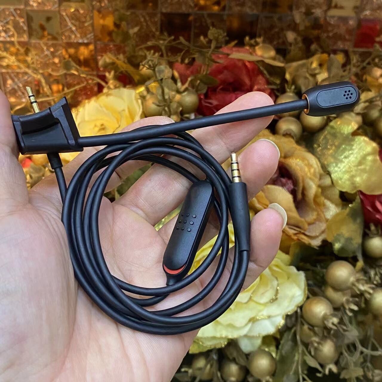 QC35 Boom Microphone with Mute Switch Compatible with Bose QuietComfort 35 II