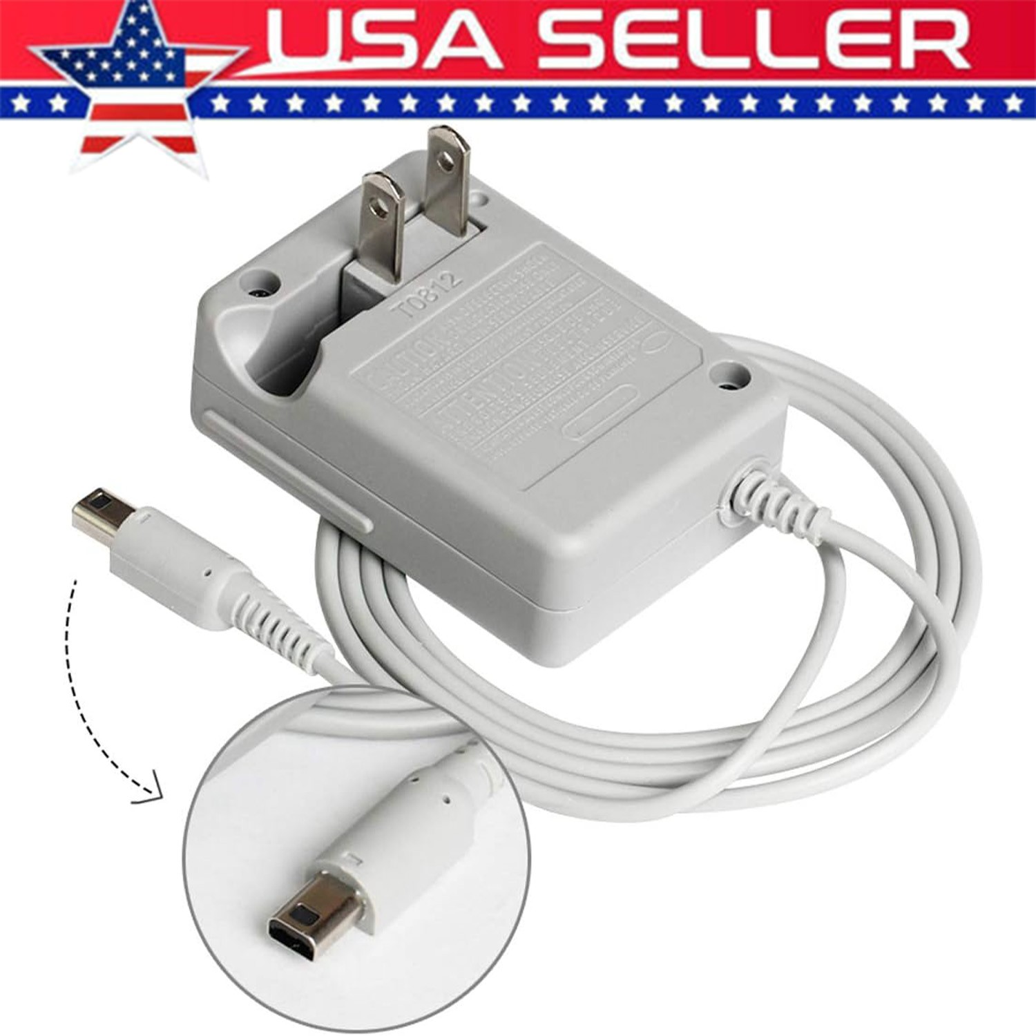 New AC Adapter Home Wall Charger Cable for Nintendo DSi/ 2DS/ 3DS/ DSi XL System