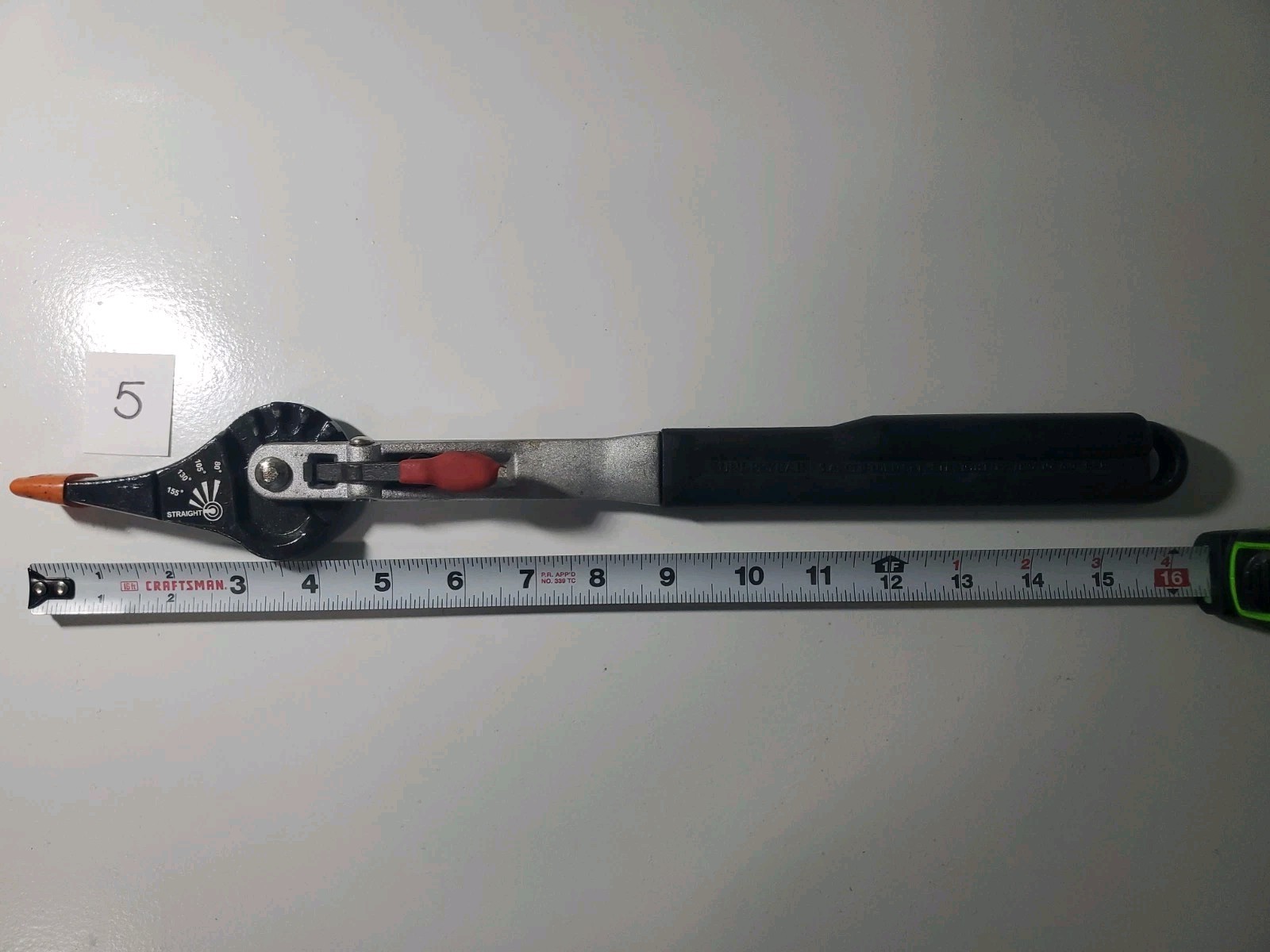 Hardy Used Uni-Pry Bar 16" Adjustable Pry Bar5 Angle Indexing Head
