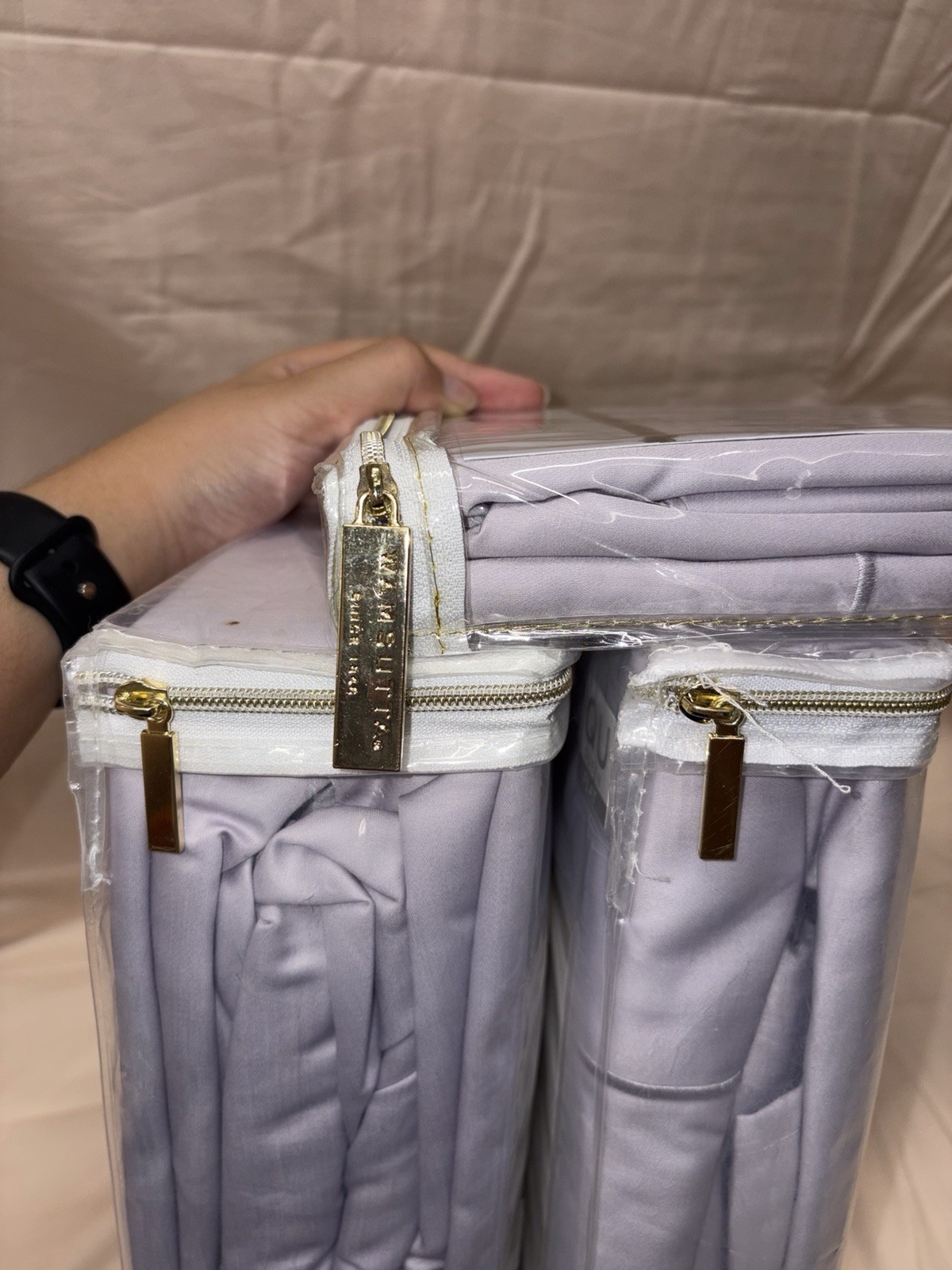 RARE BNWT WAMSUTTA DREAM ZONE 725 THREAD COUNT LAVENDER QUEEN SHEET SET