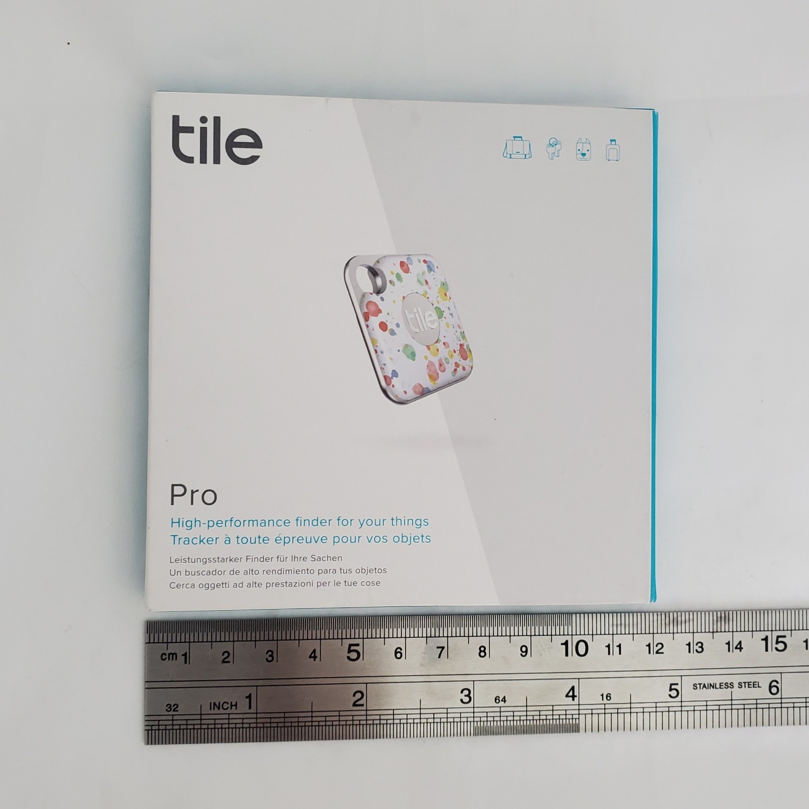 Tile Pro GPS Tracking Device Finder Tracker Watercolor 1 Pack NEW
