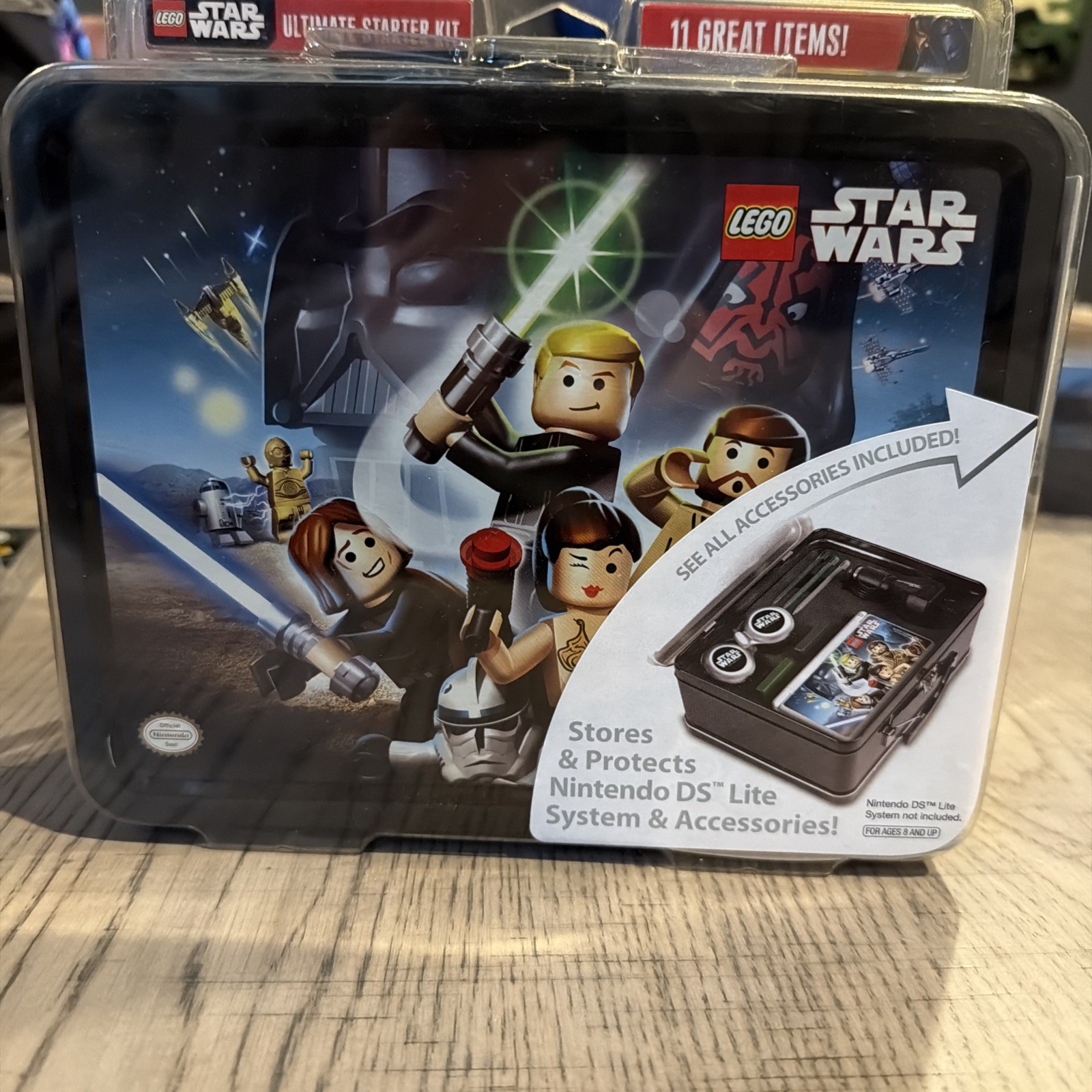 LEGO STAR WARS NINTENDO DS LITE ULTIMATE STARTER KIT IN LUNCH BOX NEW SEALED #3