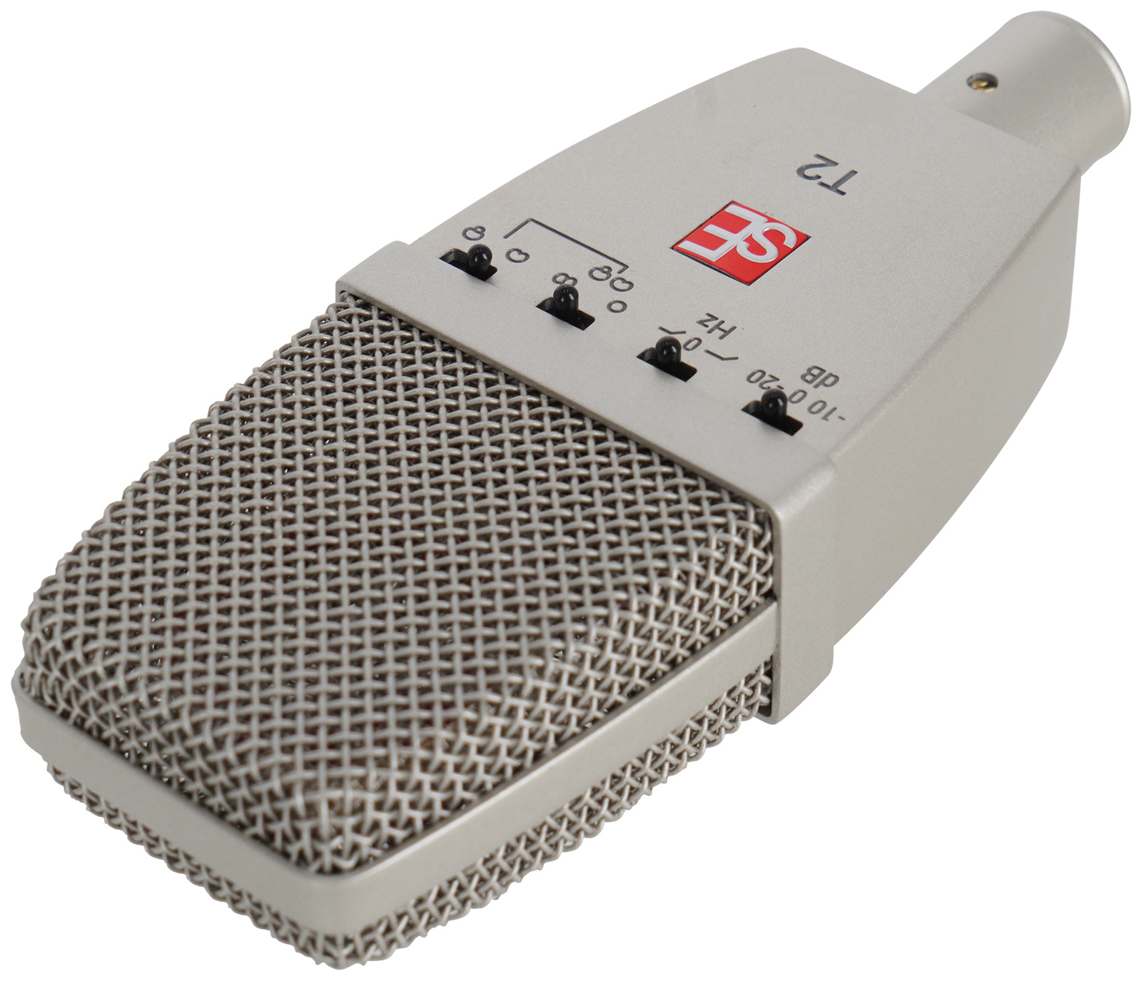 2) Se Electronics T2 Studio Recording Microphones w/Titanium Capsules+Mount+Case